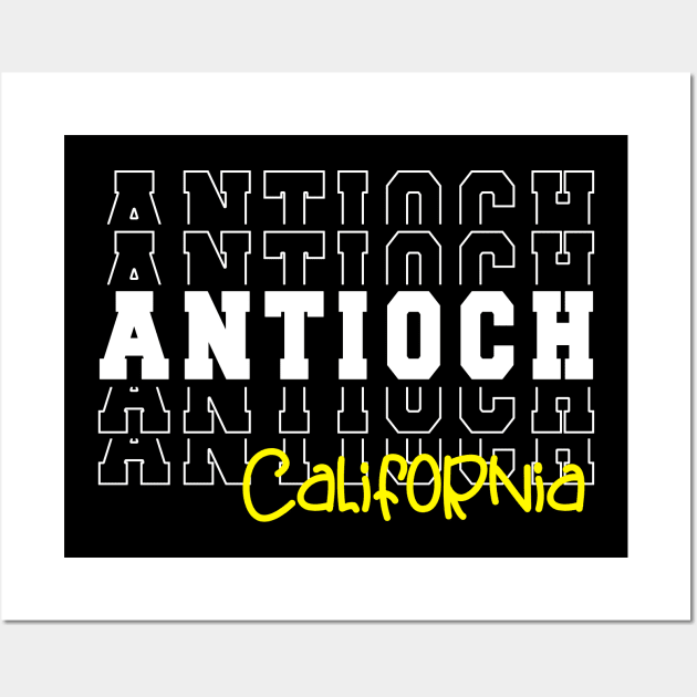 Antioch city California Antioch CA Wall Art by TeeLogic